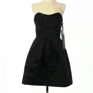 NWT Zac Posen for Target black strapless cocktail dress SZ 5